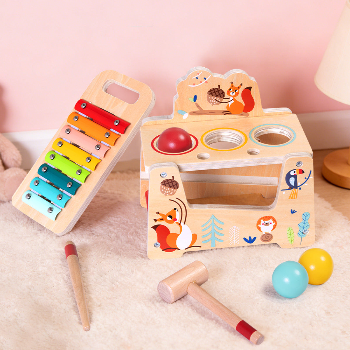 TOOKY TOY Pound &amp; Tap Bench---TF827