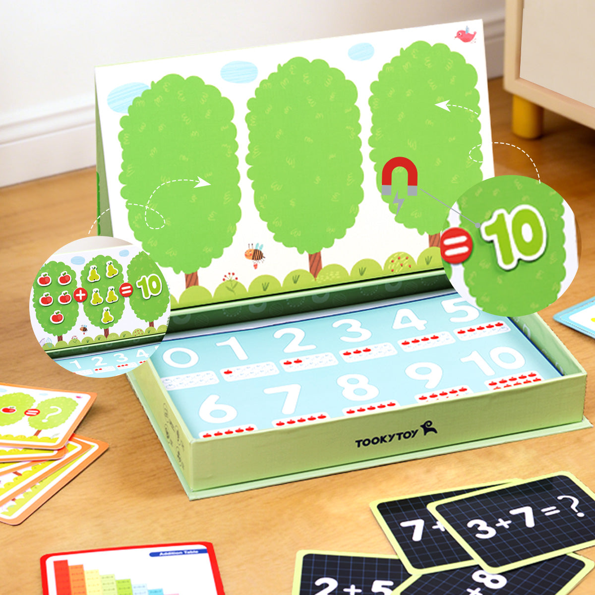 TOOKY TOY Magnetic Box-Math---TF879
