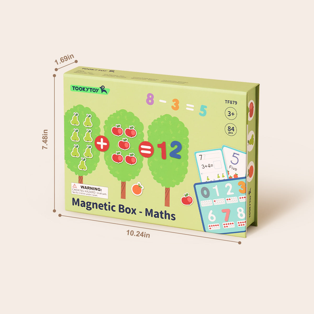 TOOKY TOY Magnetic Box-Math---TF879