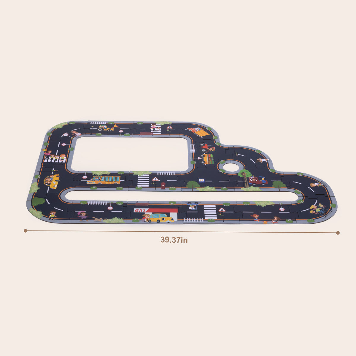 TOOKY TOY City Road Puzzle---TH103