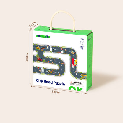 TOOKY TOY City Road Puzzle---TH103