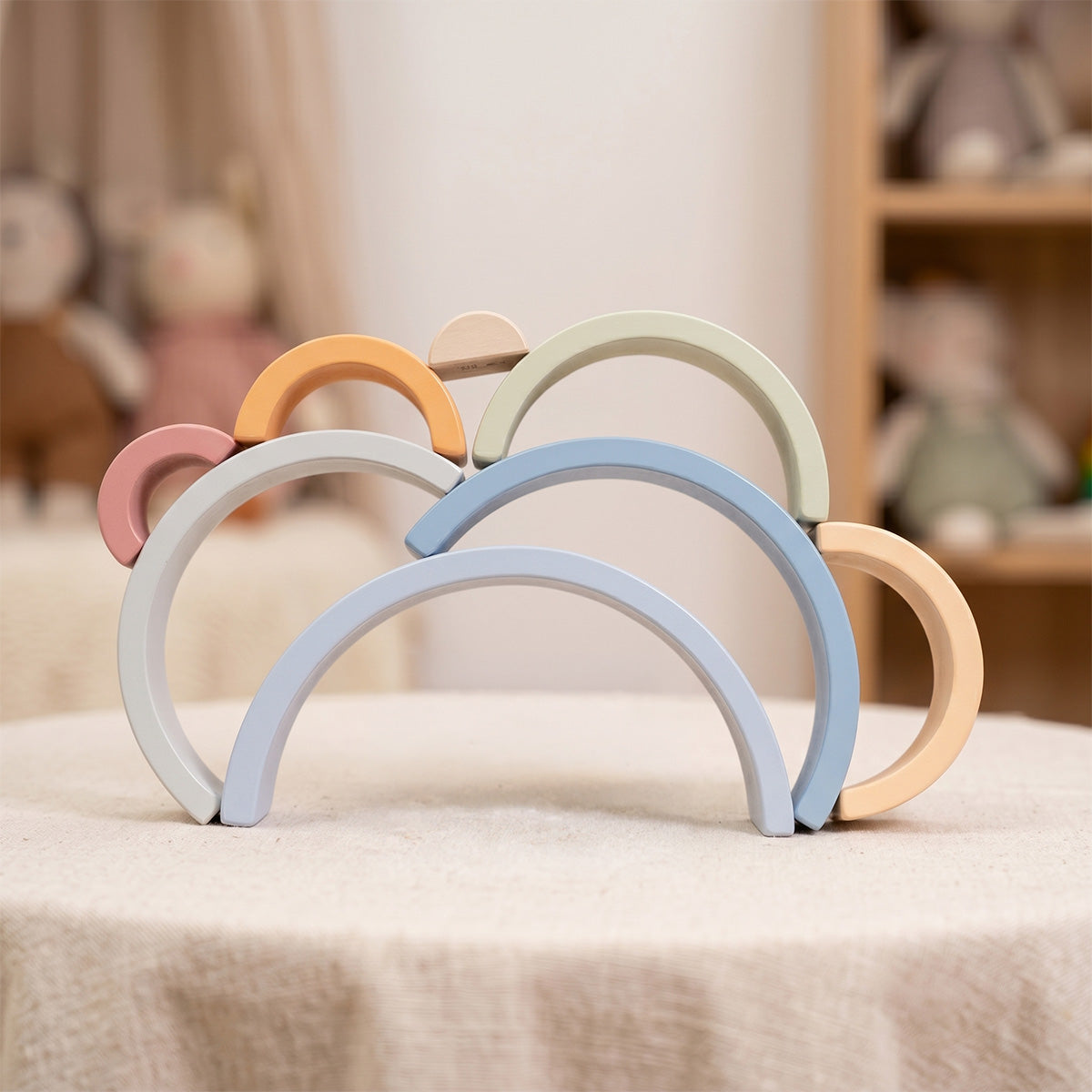 TOOKY TOY Rainbow Stacker---TH313N