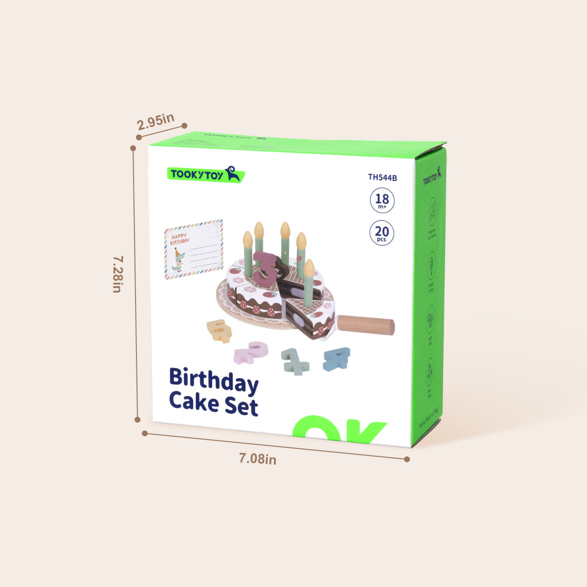 TOOKYTOY Birthday Cake Set---TH544B