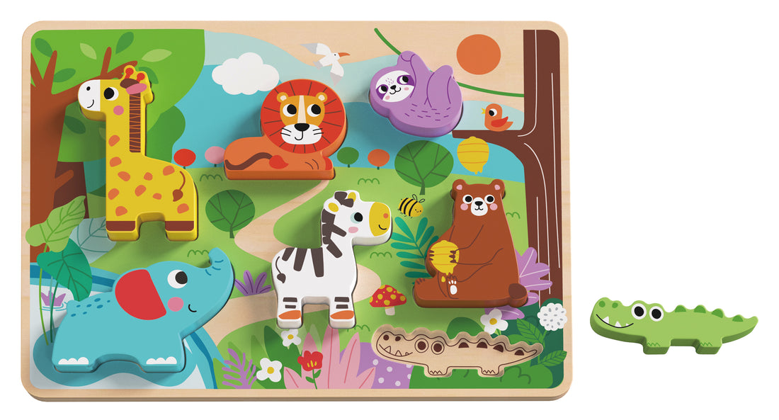 TOOKYTOY Chunky Puzzle - Animal---TH633