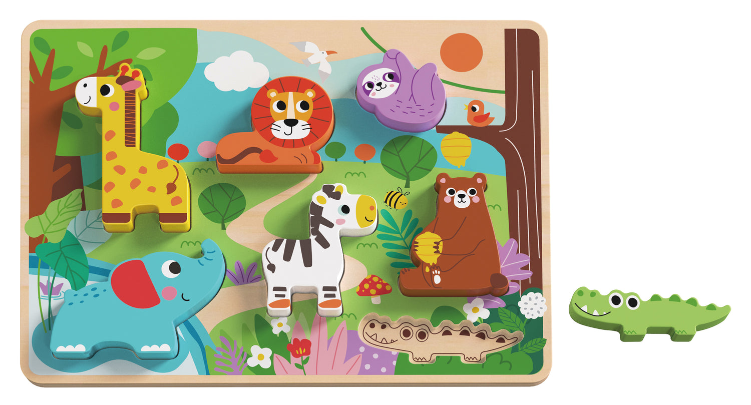 TOOKYTOY Chunky Puzzle - Animal---TH633