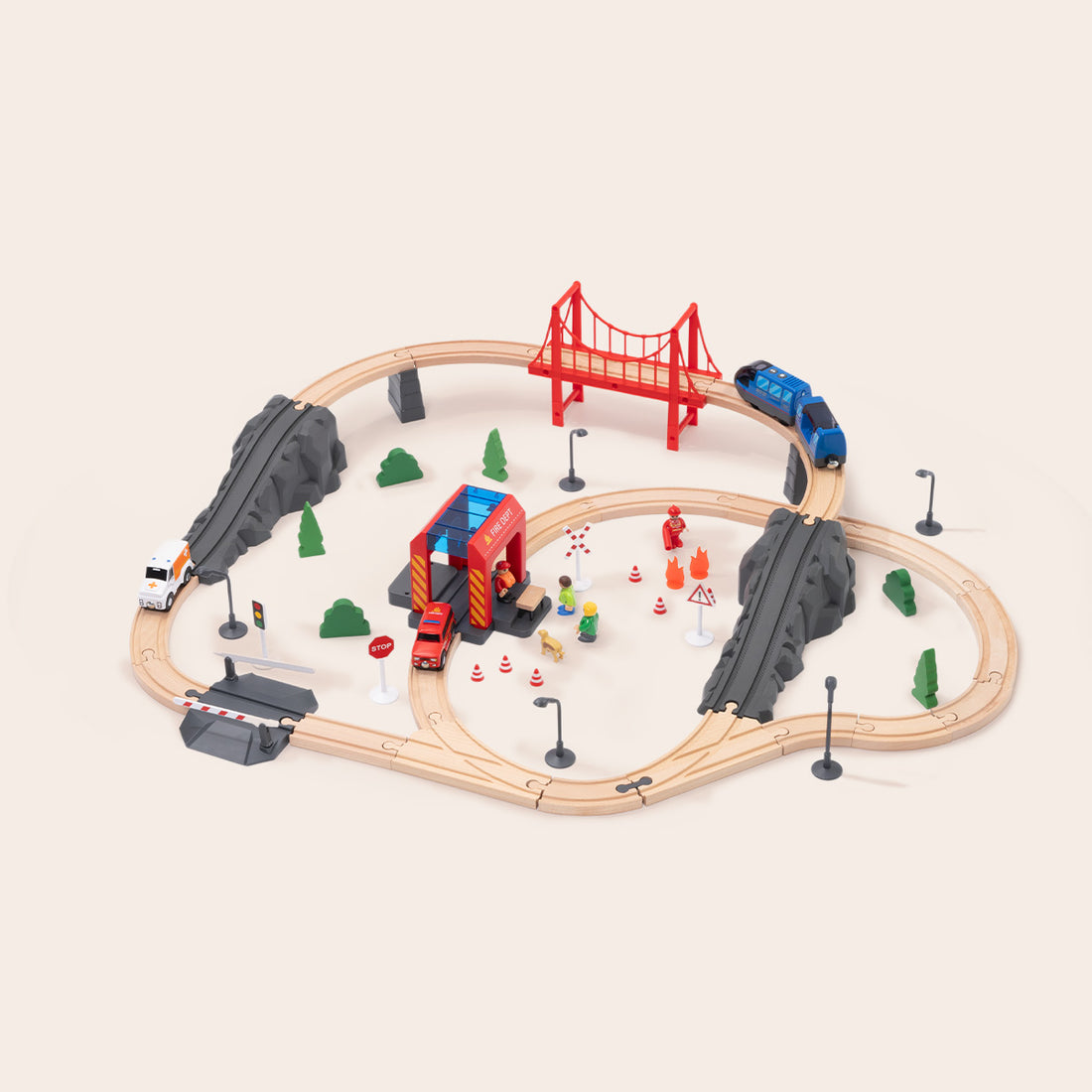 Fire Rescue Train Set---TH683