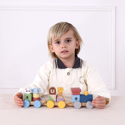 TOOKYTOY Stacking Train - Animals---TJ002