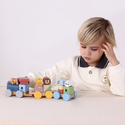 TOOKYTOY Stacking Train - Animals---TJ002