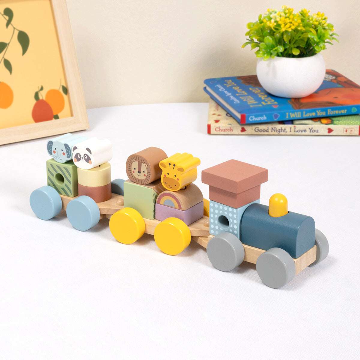 TOOKYTOY Stacking Train - Animals---TJ002