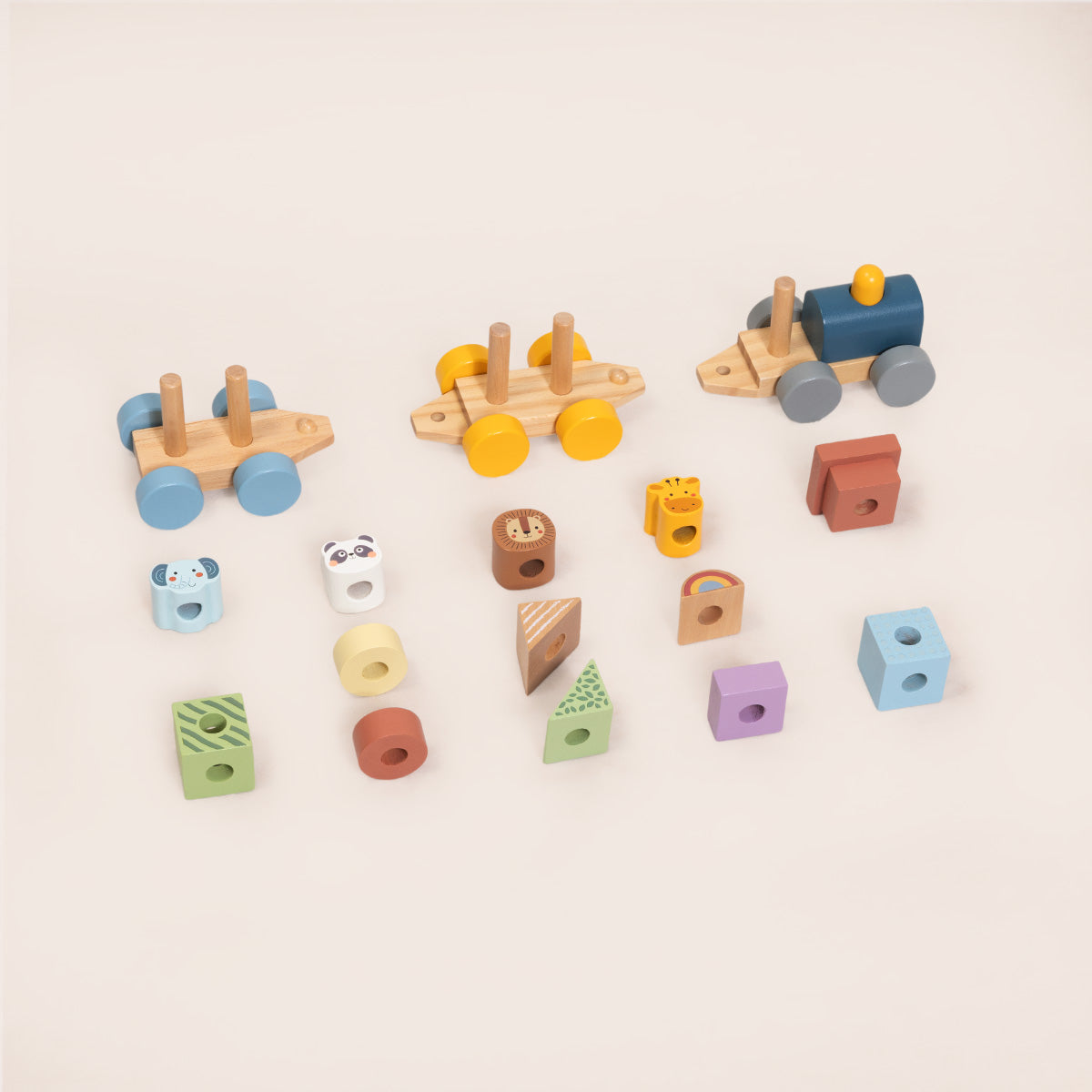 TOOKYTOY Stacking Train - Animals---TJ002