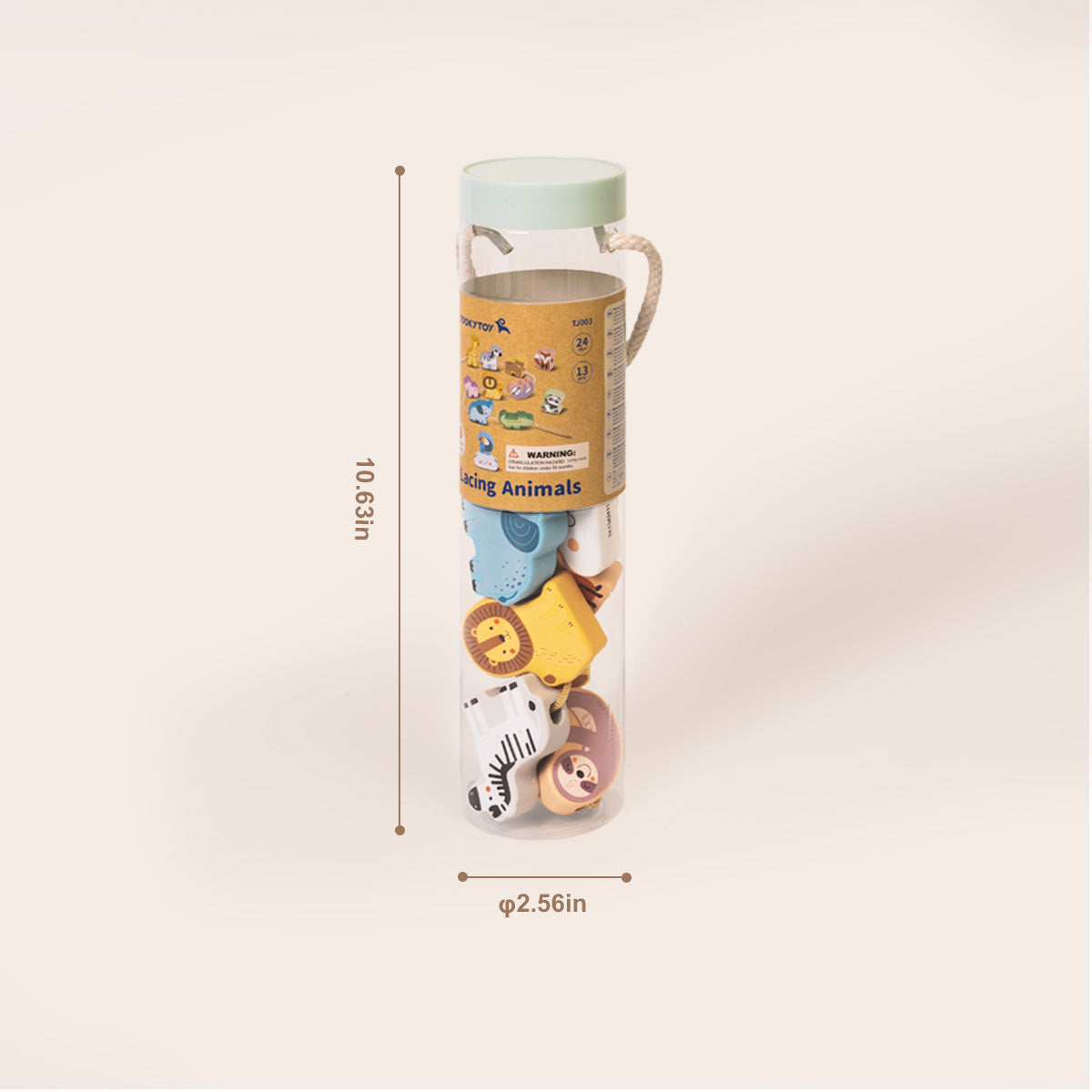 TOOKYTOY Lacing Animals---TJ003