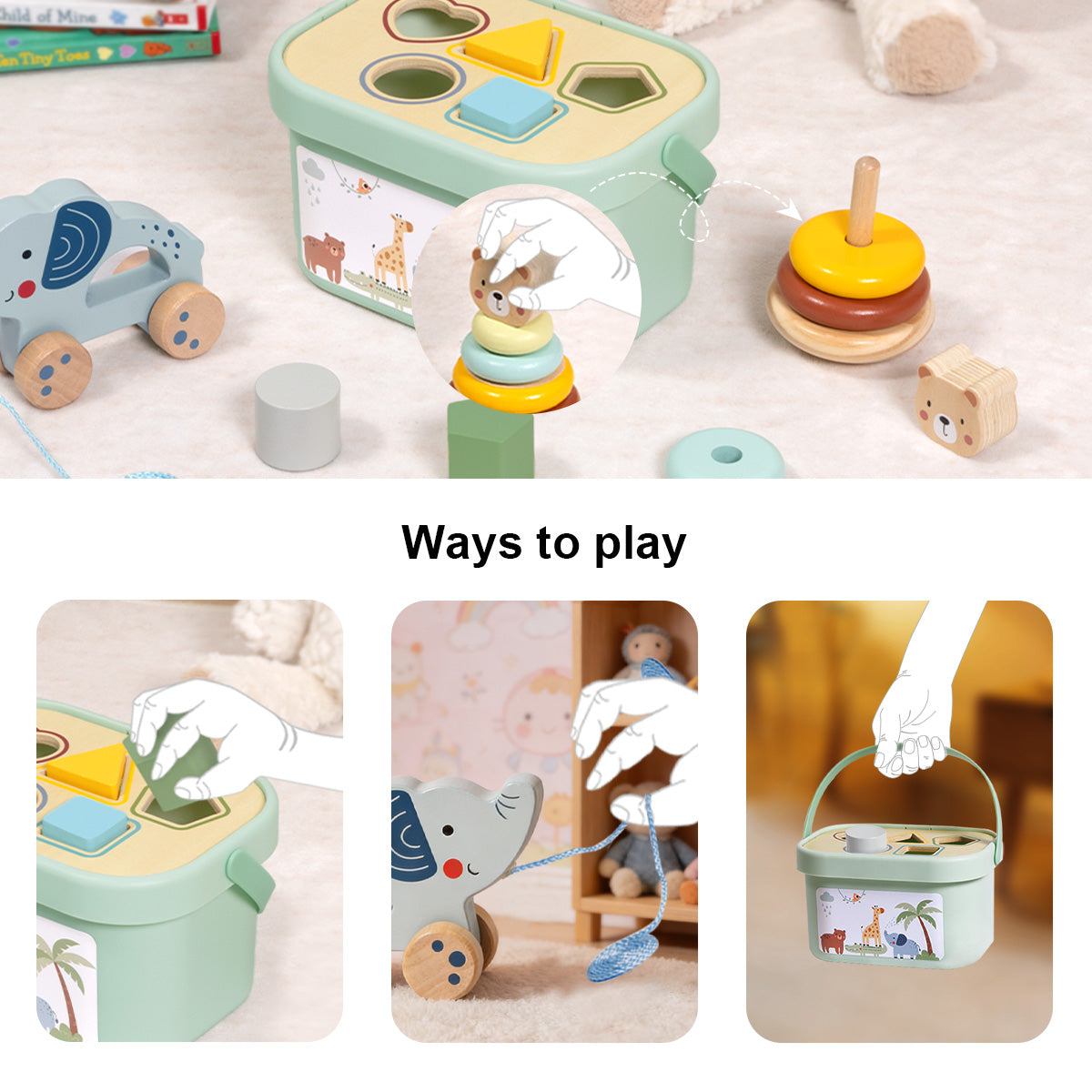 TOOKYTOY 3 in 1 Box---TJ011