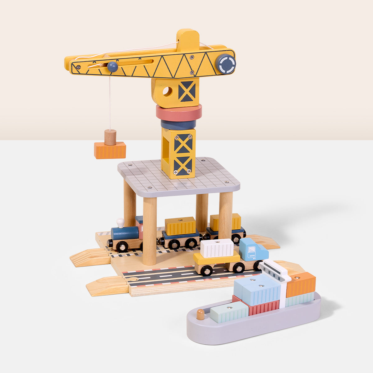 TOOKY TOY Port Crane Set---TJ192A