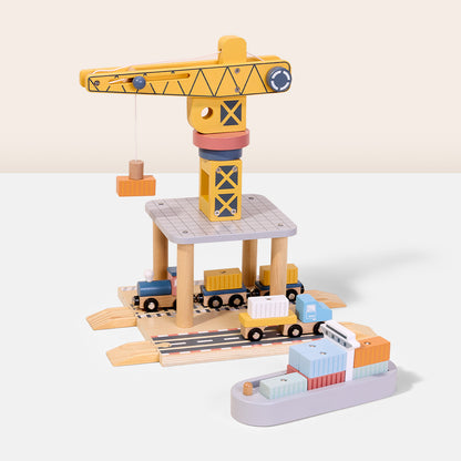 TOOKY TOY Port Crane Set---TJ192A