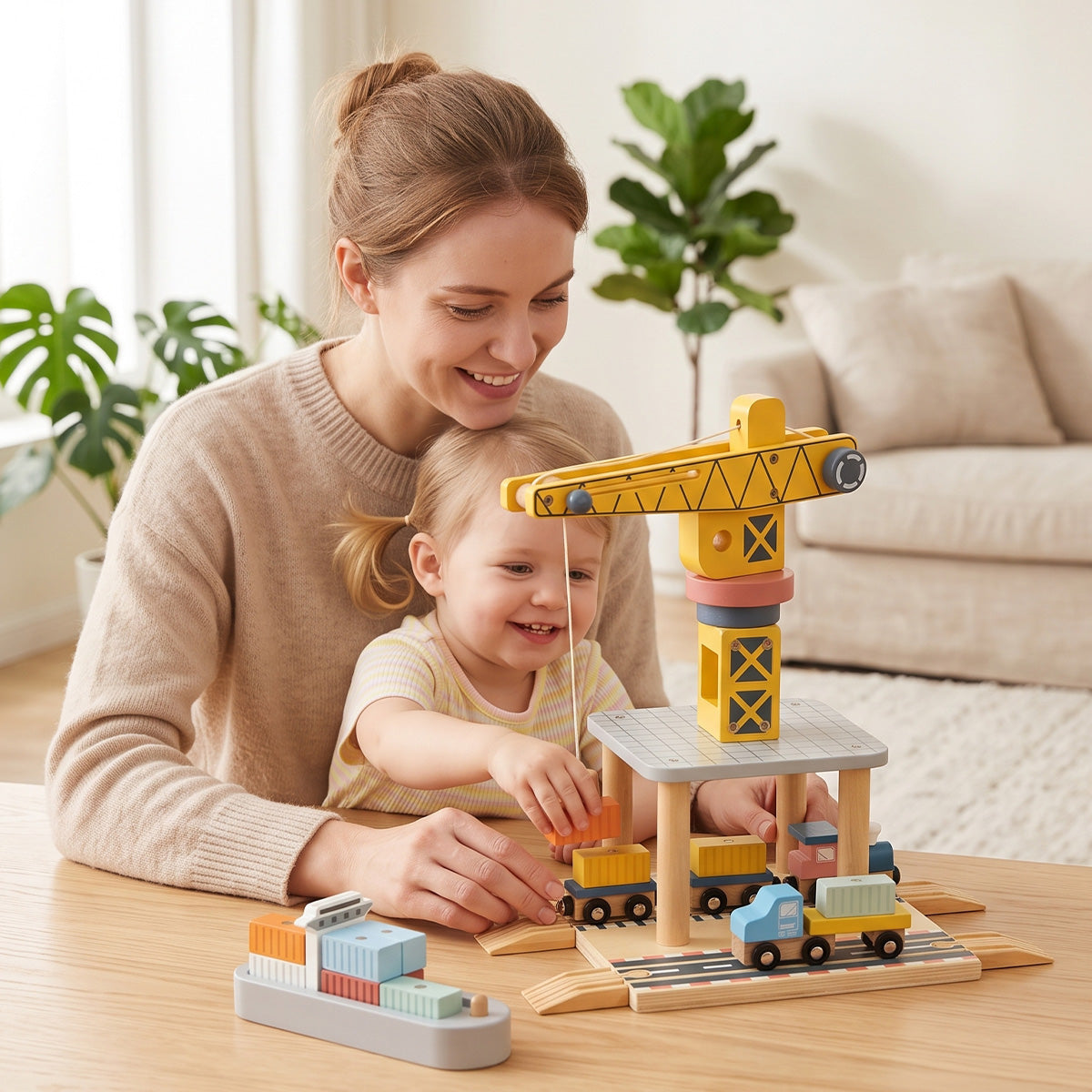TOOKY TOY Port Crane Set---TJ192A