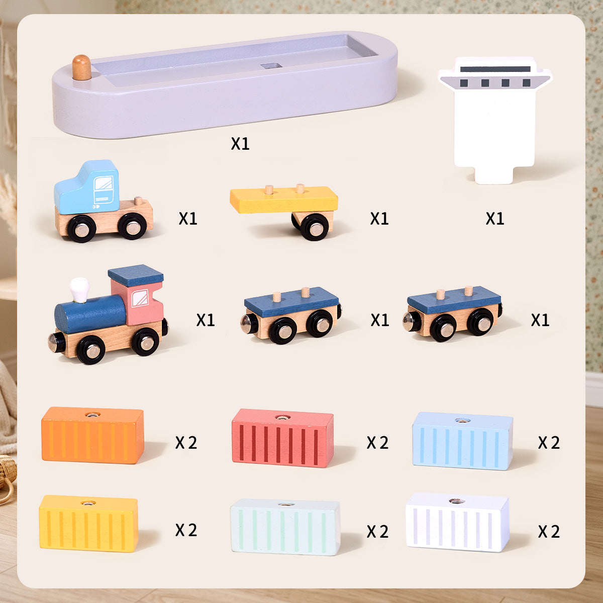 TOOKY TOY Port Crane Set---TJ192A