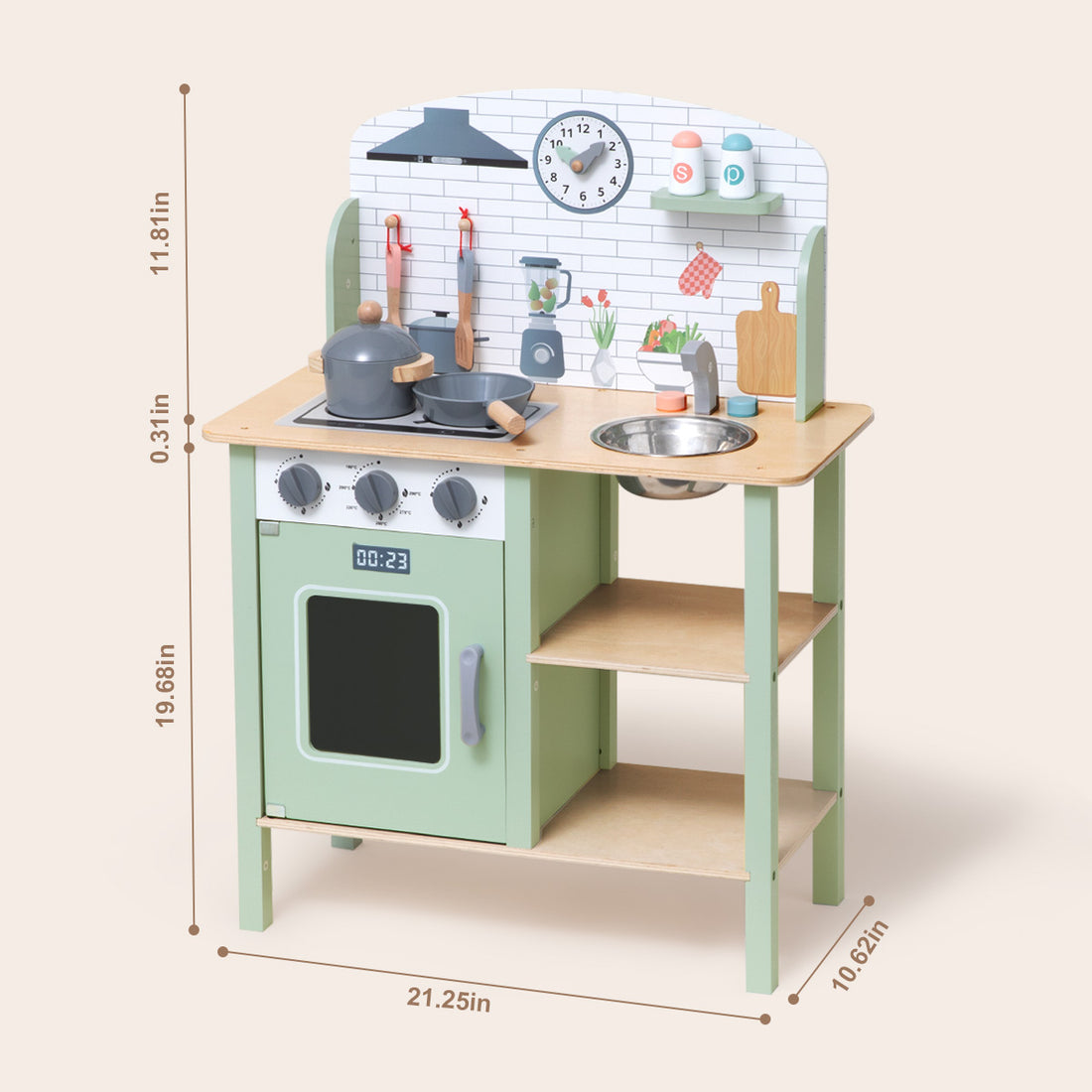 TOOKY TOY Kitchen Set---TJ250