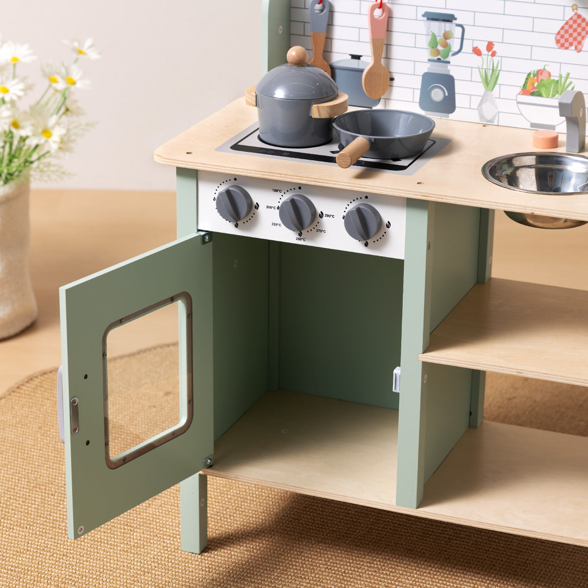 TOOKY TOY Kitchen Set---TJ250