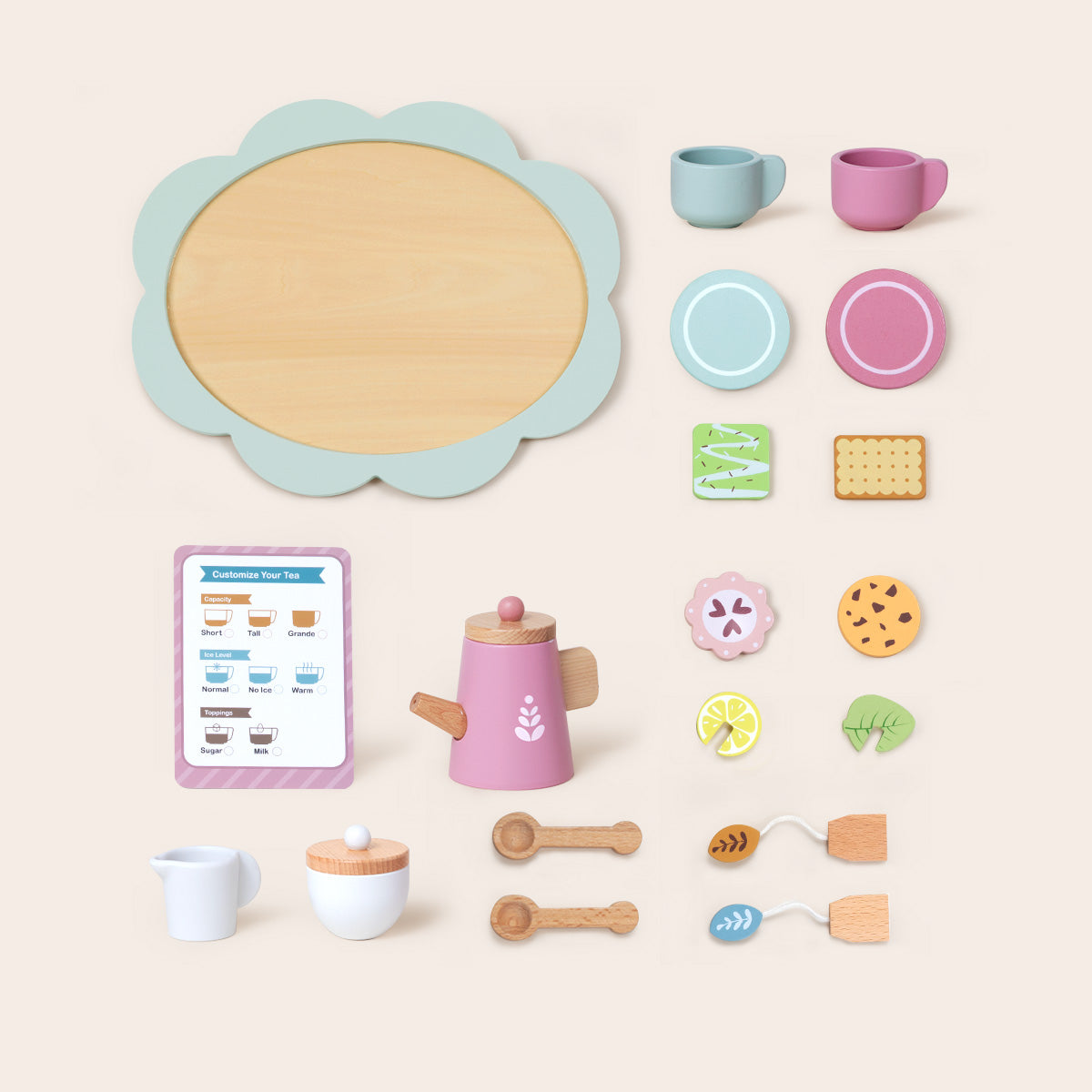 TOOKY TOY Afternoon Tea Set---TJ271