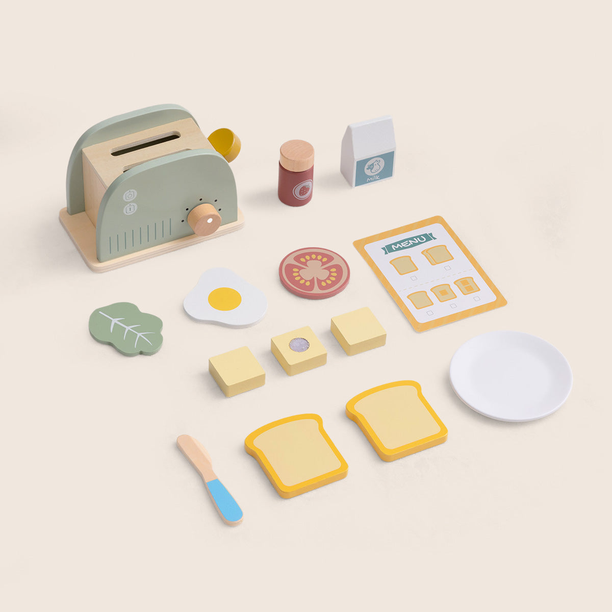 TOOKYTOY Toaster Set---TJ272
