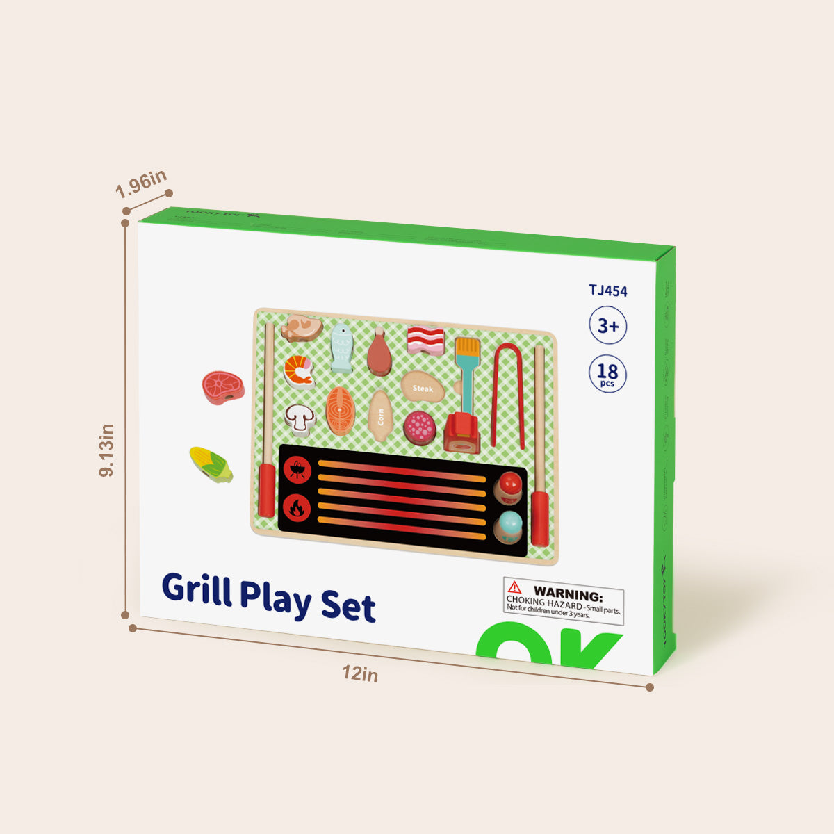 TOOKY TOY Grill Play Set---TJ454