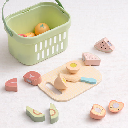 TOOKY TOY Cutting Food Set---TJ537N