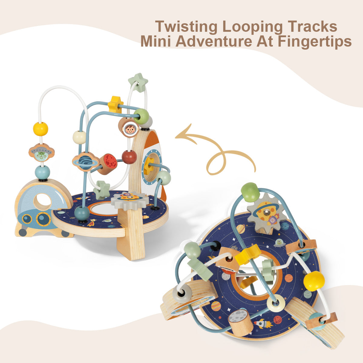 TOOKY TOY Space Beads Maze---TJ935