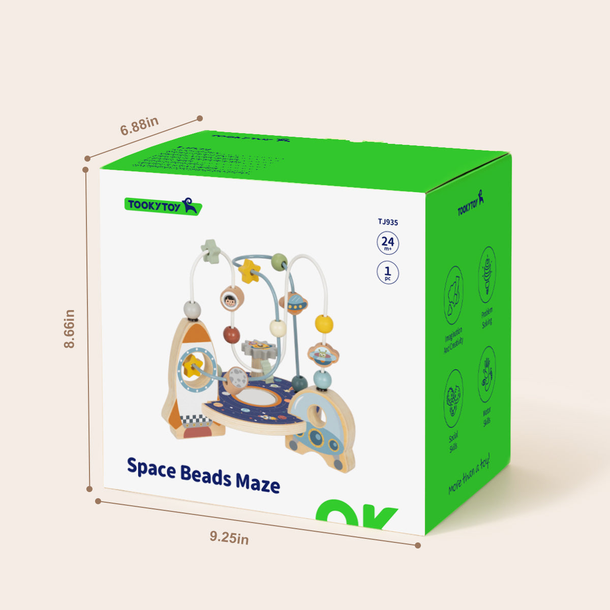 TOOKY TOY Space Beads Maze---TJ935