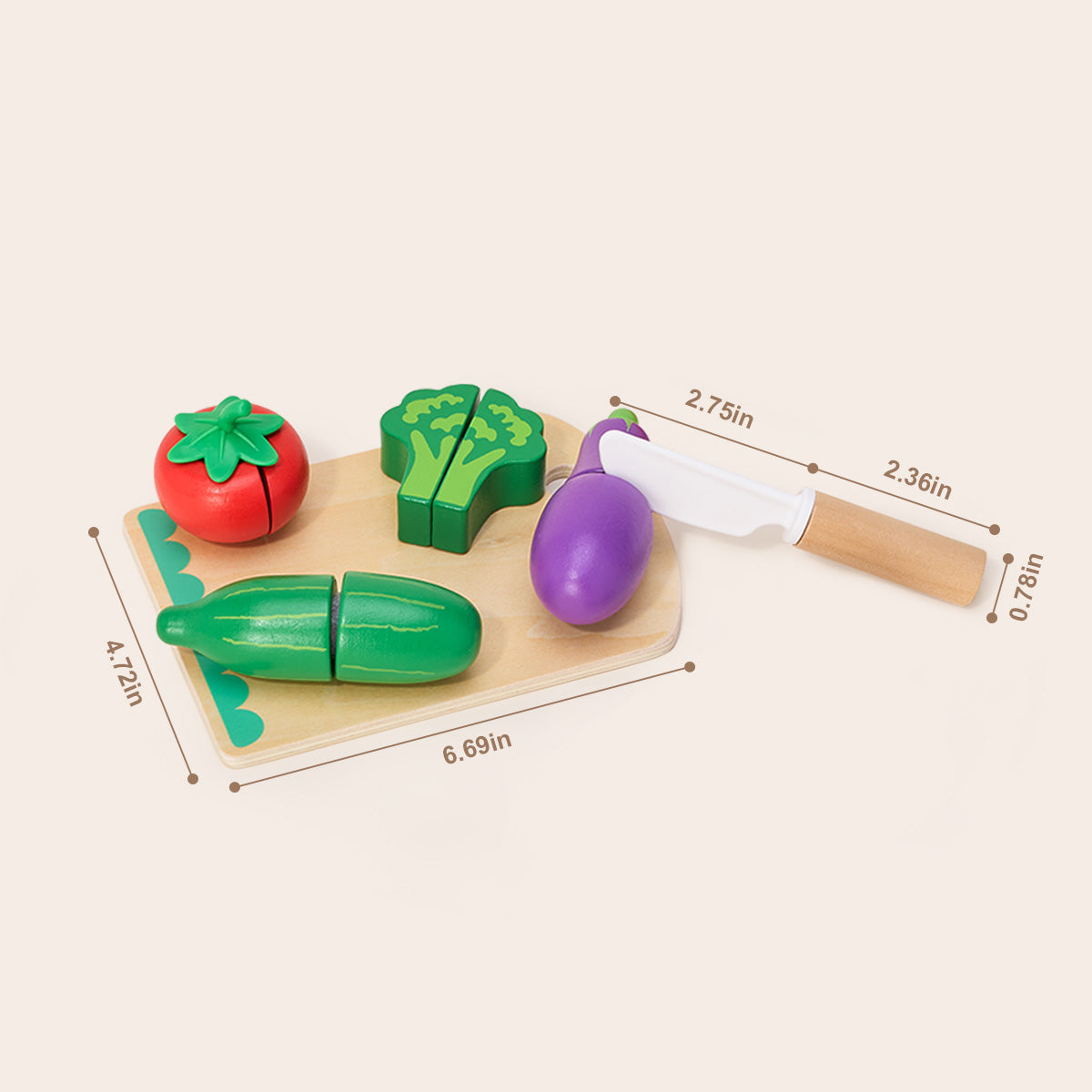 TOOKY TOY Cutting Vegetables---TK112