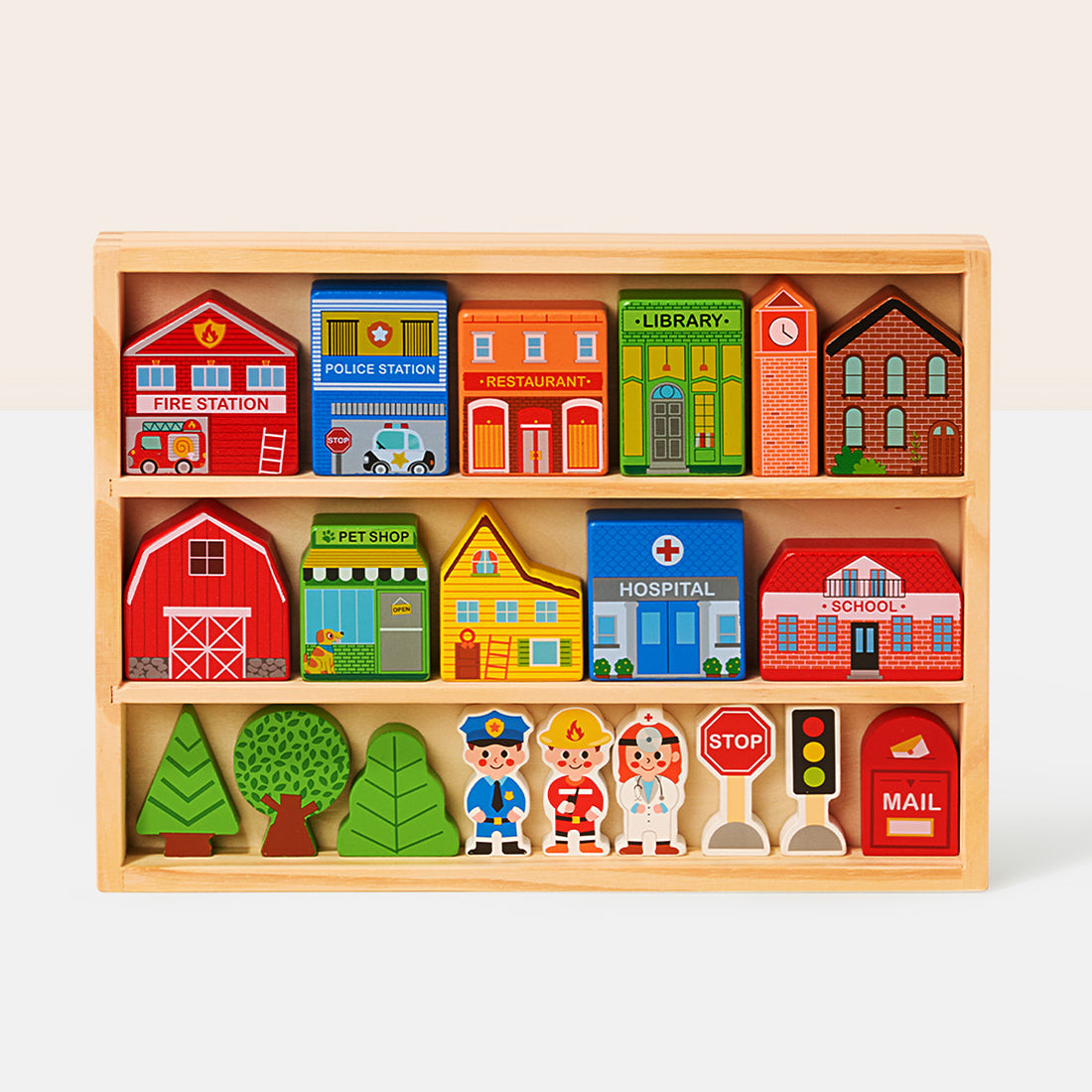 TOOKY TOY Town Play Set---TK144