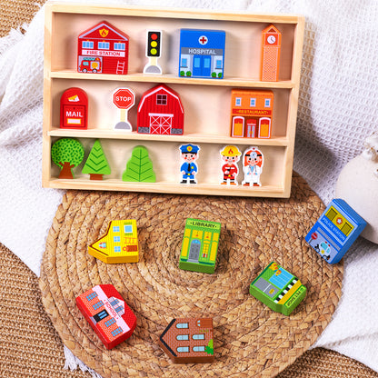 TOOKY TOY Town Play Set---TK144