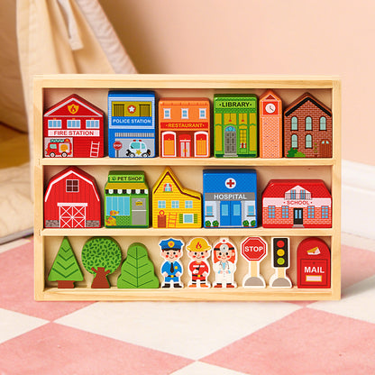 TOOKY TOY Town Play Set---TK144