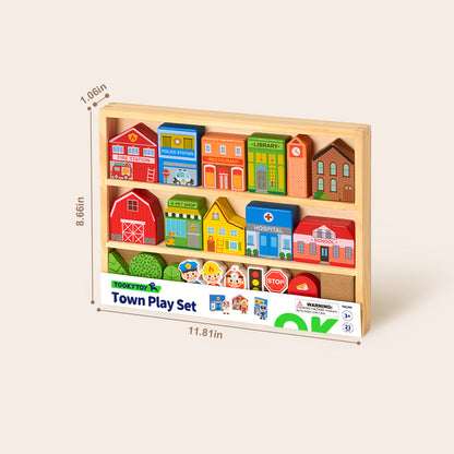 TOOKY TOY Town Play Set---TK144