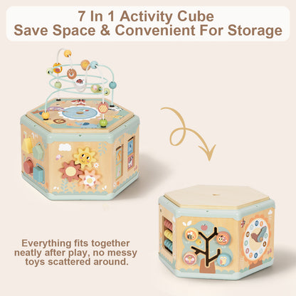 TOOKY TOY 7 In 1 Activity Cube---TK261N