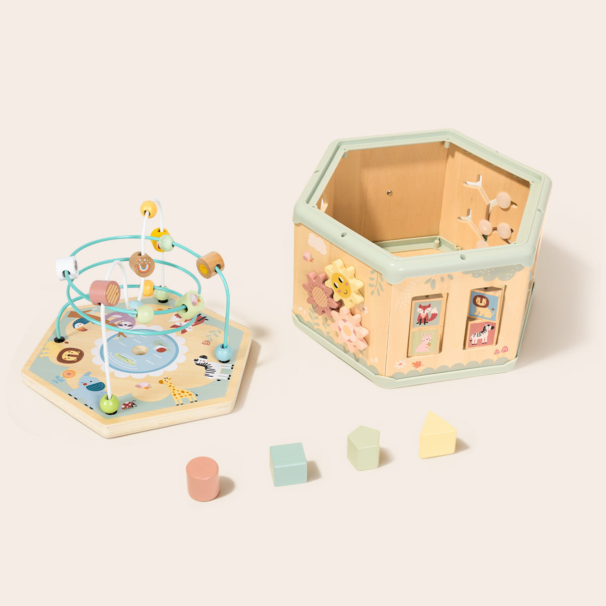 TOOKY TOY 7 In 1 Activity Cube---TK261N