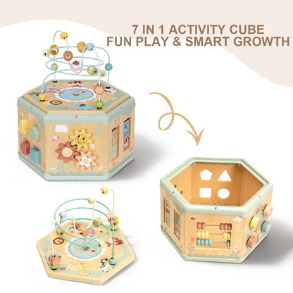 TOOKY TOY 7 In 1 Activity Cube---TK261N