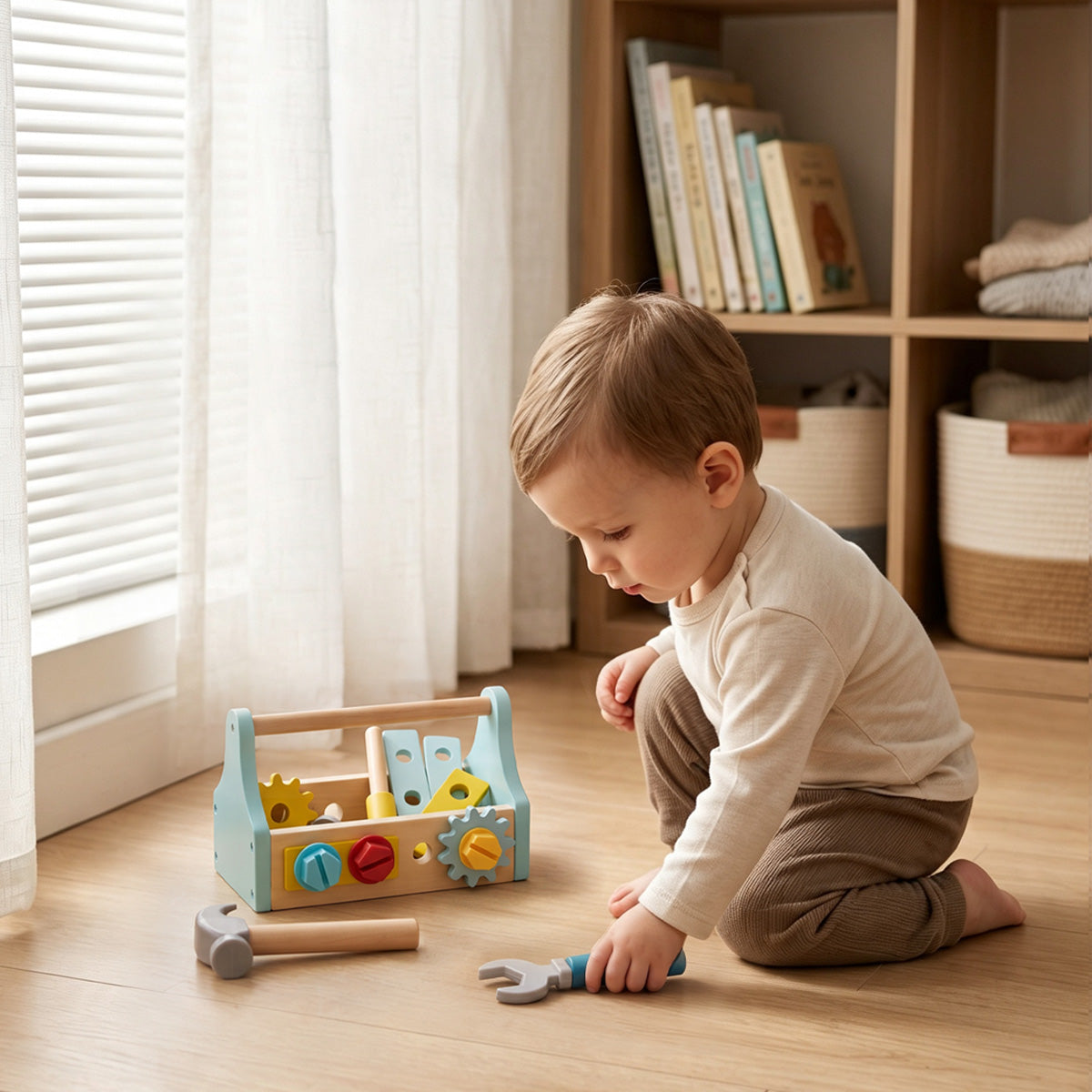 TOOKY TOY Take-Along Tool Box---TK273