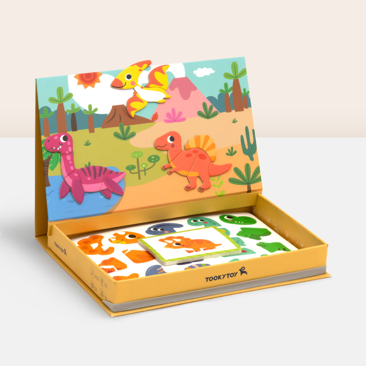 TOOKY TOY Magnetic Box - Dinosaur---TK405