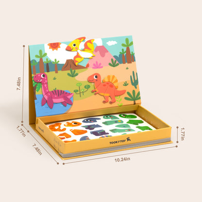 TOOKY TOY Magnetic Box - Dinosaur---TK405