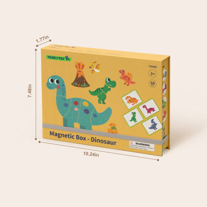 TOOKY TOY Magnetic Box - Dinosaur---TK405