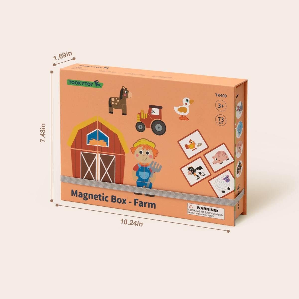 TOOKY TOY Magnetic Box - Fram---TK409