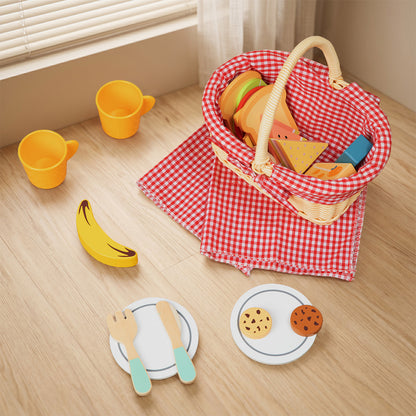 TOOKY TOY Picnic Basket---TK454