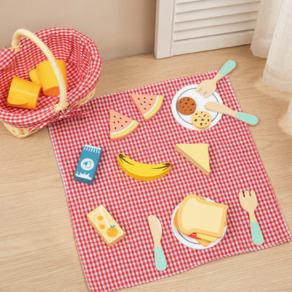 TOOKY TOY Picnic Basket---TK454