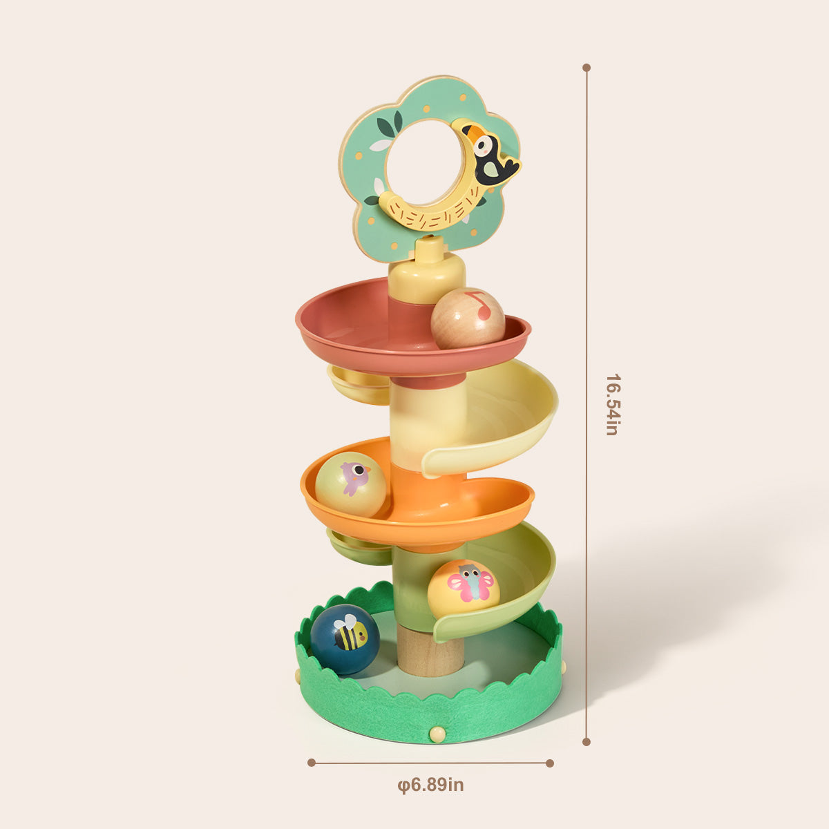 TOOKY TOY Ball Drop Tower---TK735N