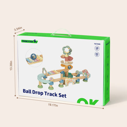 TOOKY TOY Ball Drop Track Set---TK744N