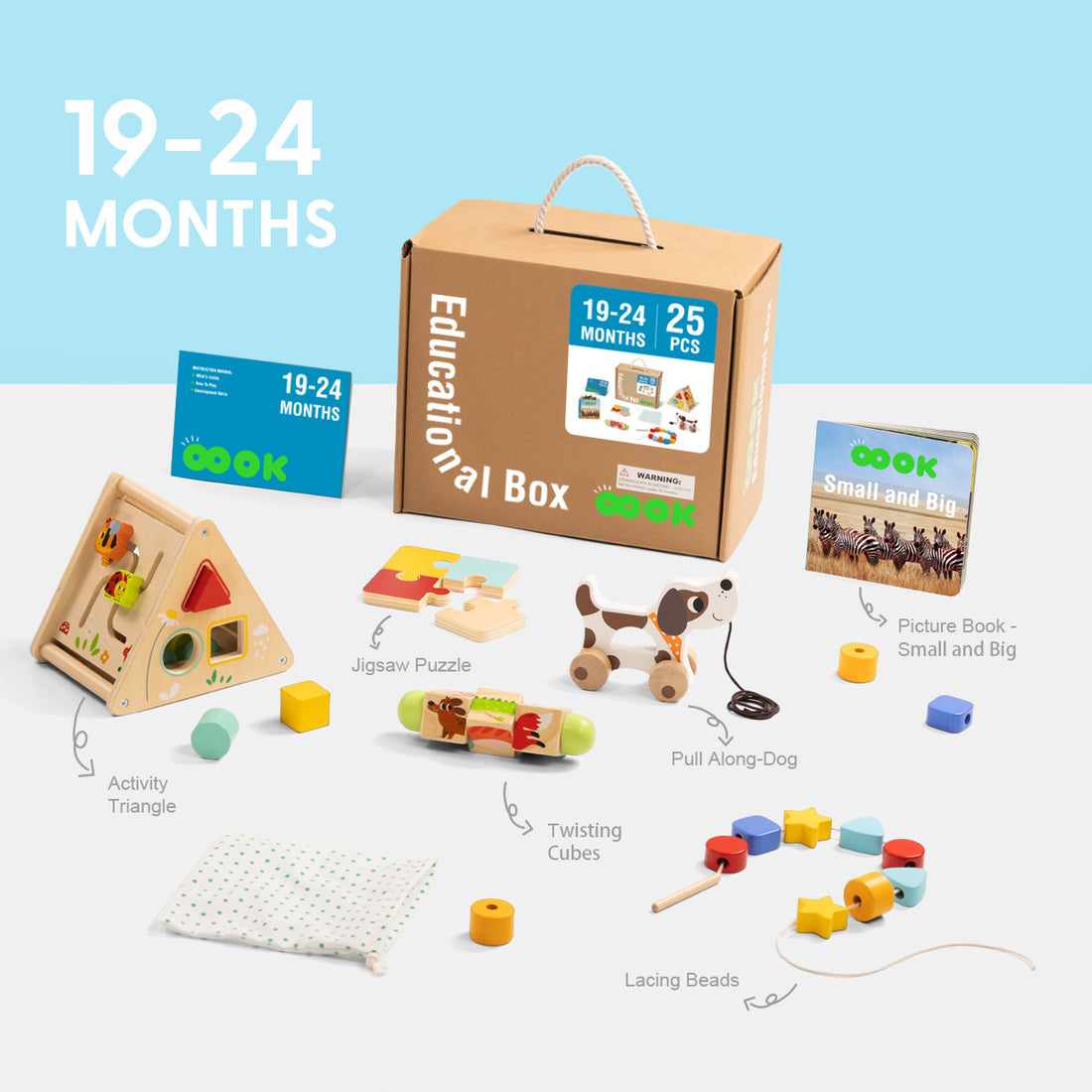 TOOKYTOY 19-24m Educational Box---TK753