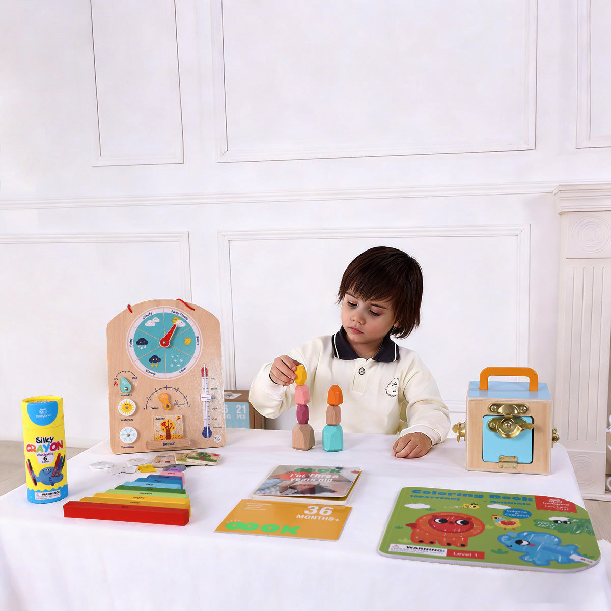 TOOKY TOY 36m+ Educational Box---TK755