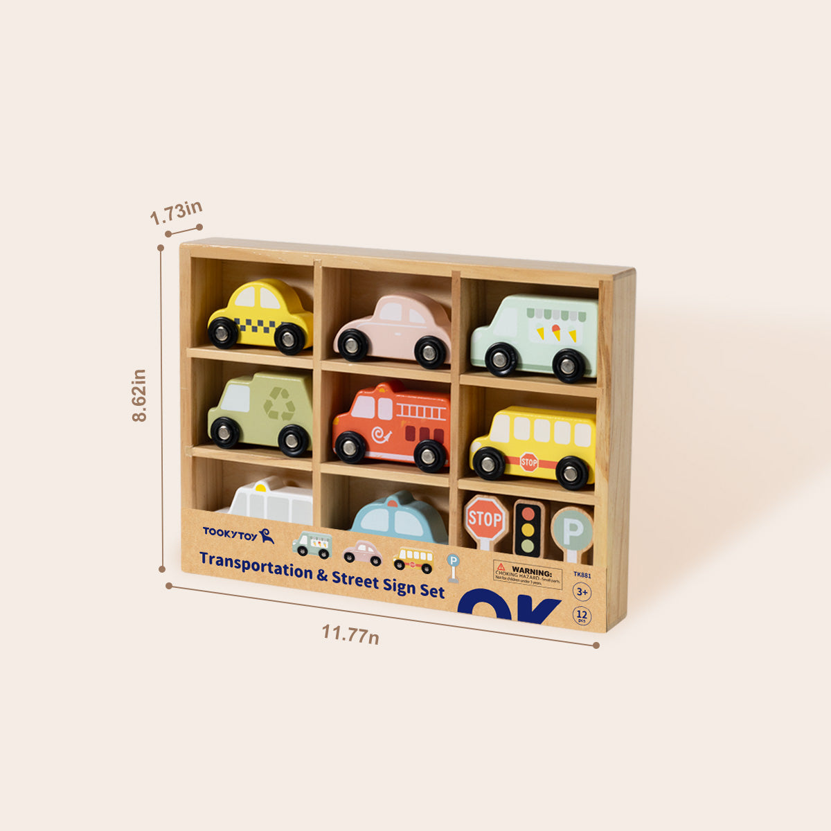 TOOKYTOY Transportation &amp; Street Sign Set---TK881