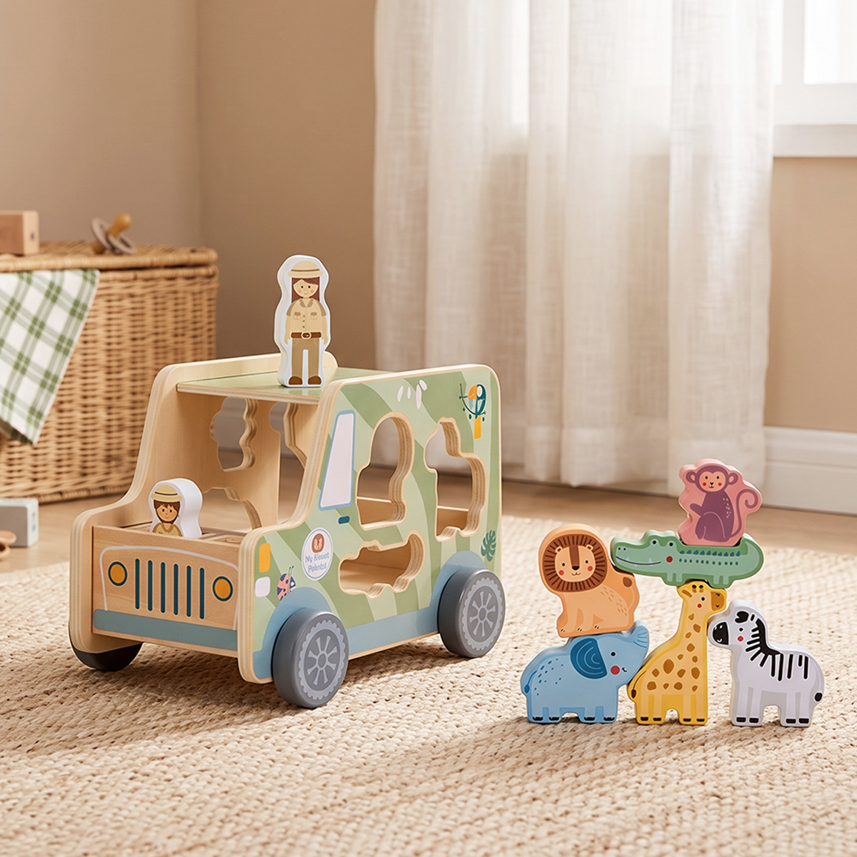 TOOKY TOY Animal Jeep---TK960