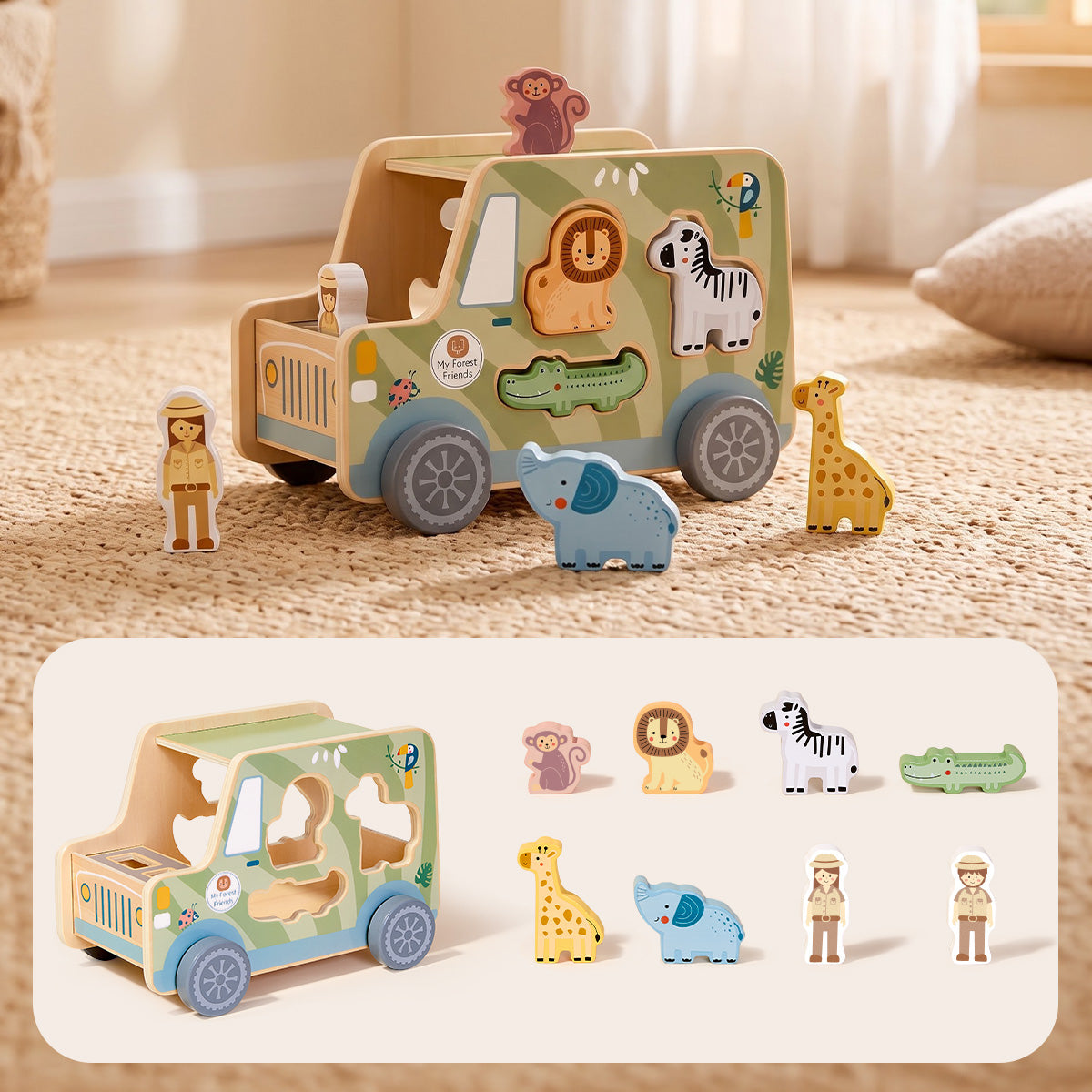 TOOKY TOY Animal Jeep---TK960